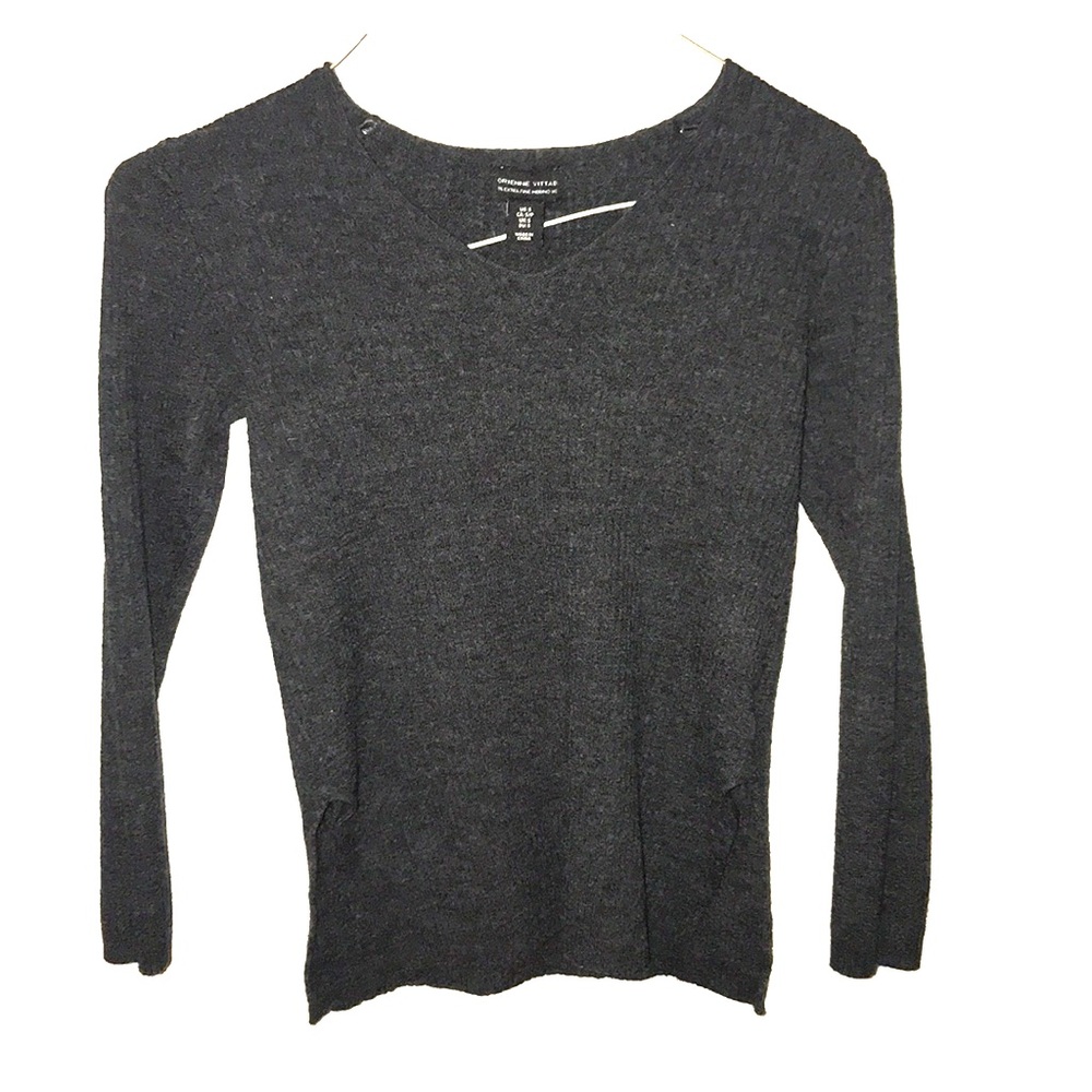 Dark gray sweater